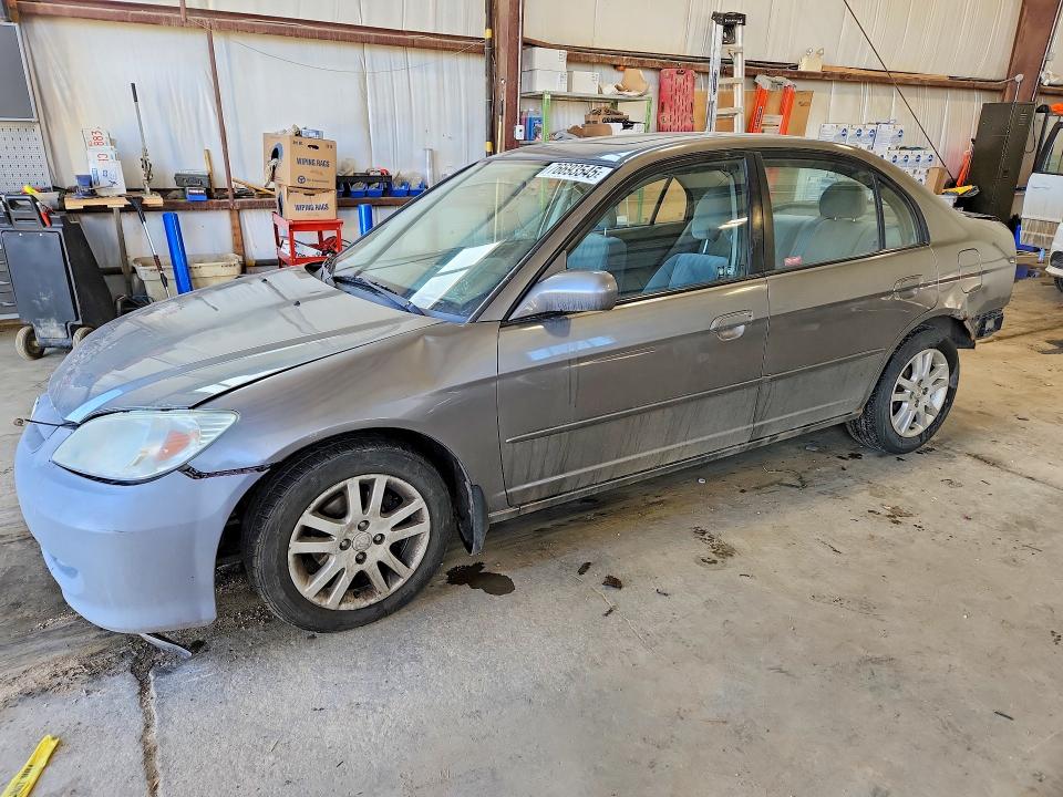 Продаж на аукціоні авто 2005 Honda Civic, vin: 2HGES16695H004120, номер лоту: 76693545