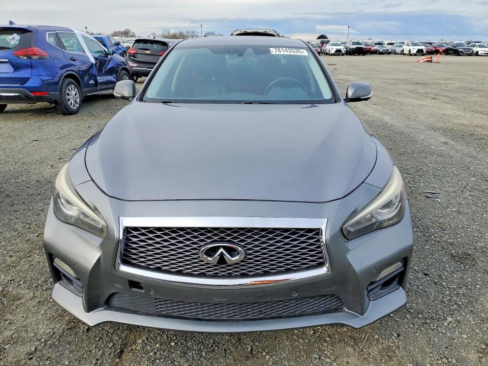 2015 Infiniti Q50 მანქანა იყიდება აუქციონზე, vin: JN1AV7AR2FM850907, აუქციონის ნომერი: 78143535