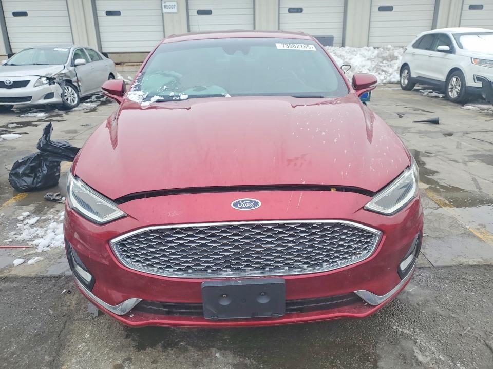 2019 Ford Fusion Tit მანქანა იყიდება აუქციონზე, vin: 3FA6P0D92KR153180, აუქციონის ნომერი: 73882265