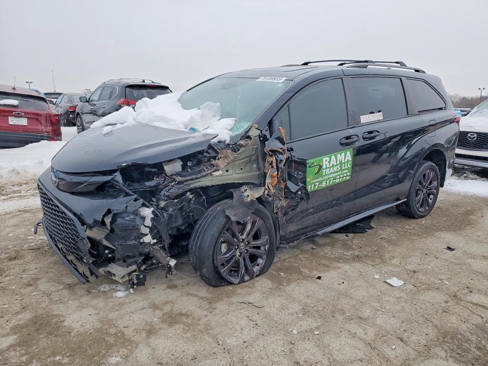 Продажа на аукционе авто 2021 Toyota Sienna, vin: 5TDDRKEC0MS053581, номер лота: 75189935