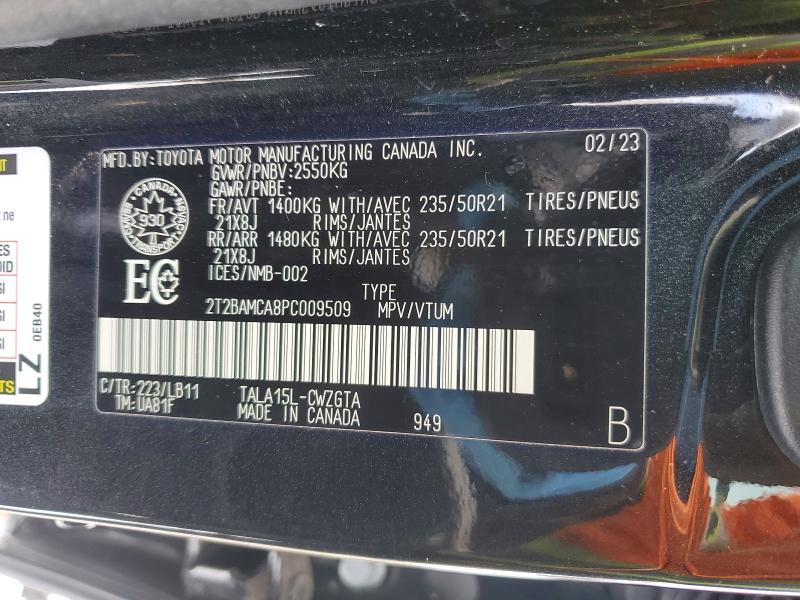Продажа на аукционе авто 2023 Lexus Rx, vin: 2T2BAMCA8PC009509, номер лота: 77023475