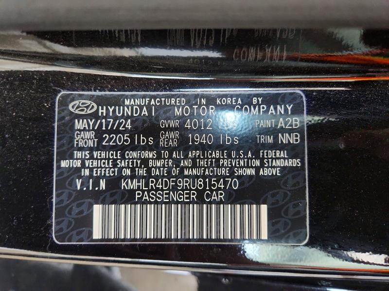 78245105 :رقم المزاد ، KMHLR4DF9RU815470 vin ، 2024 Hyundai Elantra مزاد بيع