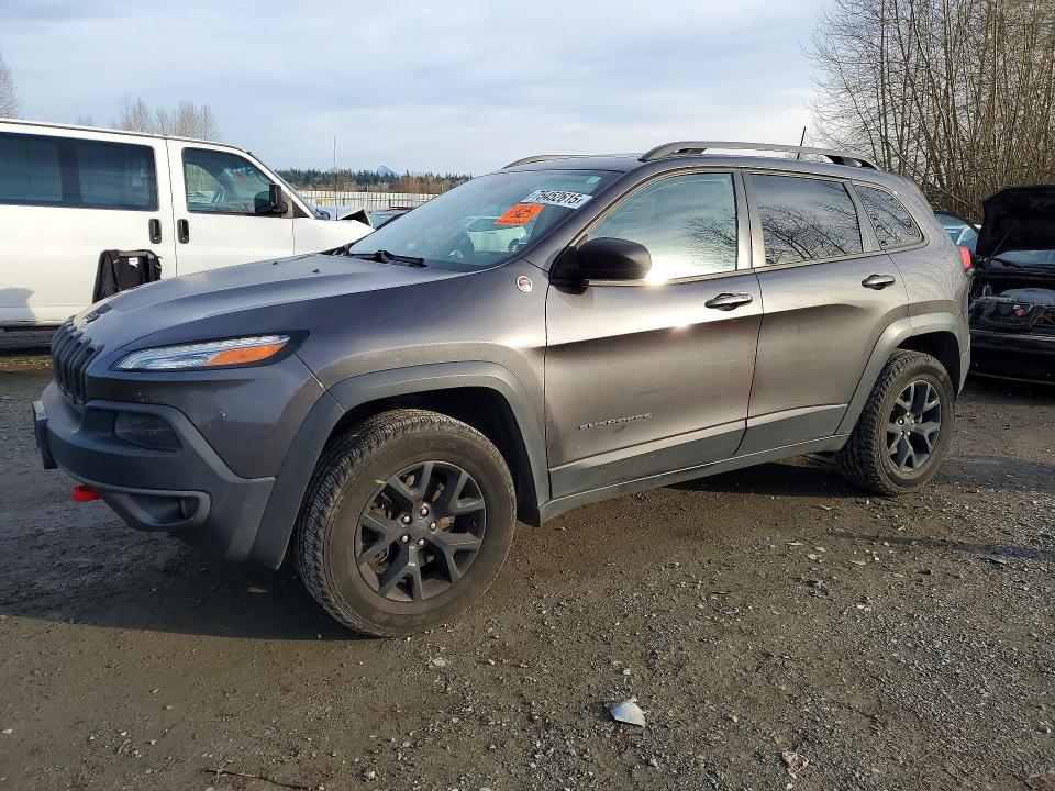 2017 Jeep Cherokee მანქანა იყიდება აუქციონზე, vin: 1C4PJMBS4HW615810, აუქციონის ნომერი: 75452615