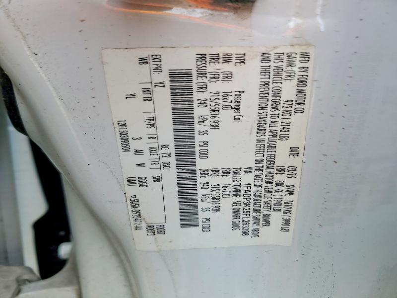 2015 Ford Focus მანქანა იყიდება აუქციონზე, vin: 1FADP3K25FL263398, აუქციონის ნომერი: 78905845