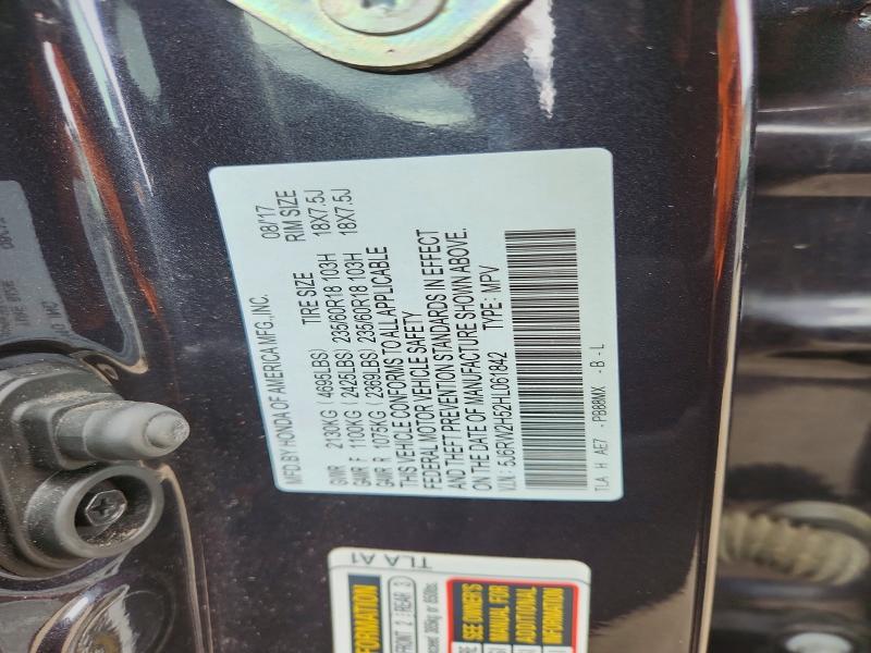 Продаж на аукціоні авто 2017 Honda Cr-v, vin: 5J6RW2H52HL061842, номер лоту: 77747525
