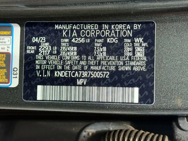 Aukcja sprzedaży 2024 Kia Seltos Sx, vin: KNDETCA73R7500572, numer aukcji: 77155485