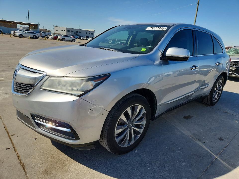 Продажа на аукционе авто 2014 Acura Mdx, vin: 5FRYD3H40EB014651, номер лота: 79038945