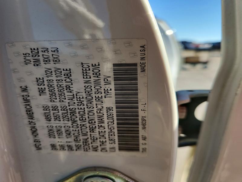 Продаж на аукціоні авто 2016 Acura Rdx, vin: 5J8TB3H57GL009796, номер лоту: 79476485