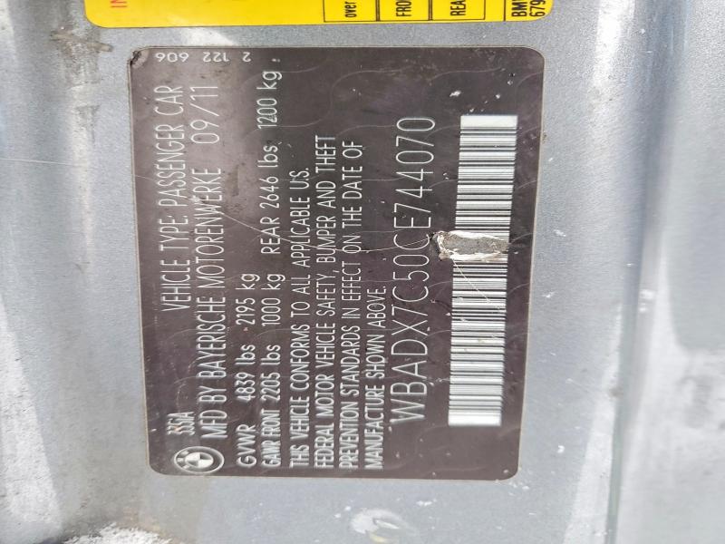 Продажа на аукционе авто 2012 Bmw 335, vin: WBADX7C50CE744070, номер лота: 75091255