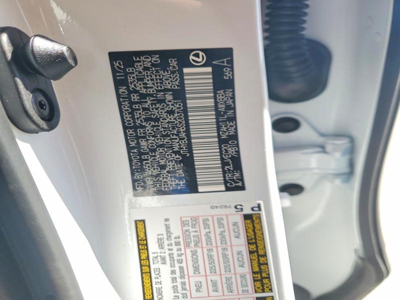 Продажа на аукционе авто 2025 Lexus Ux 300h, vin: JTHYBJAH6S2037051, номер лота: 76975795