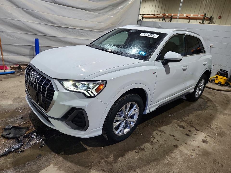 77873335 :رقم المزاد ، WA1EECF32S1071279 vin ، 2025 Audi Q3 مزاد بيع
