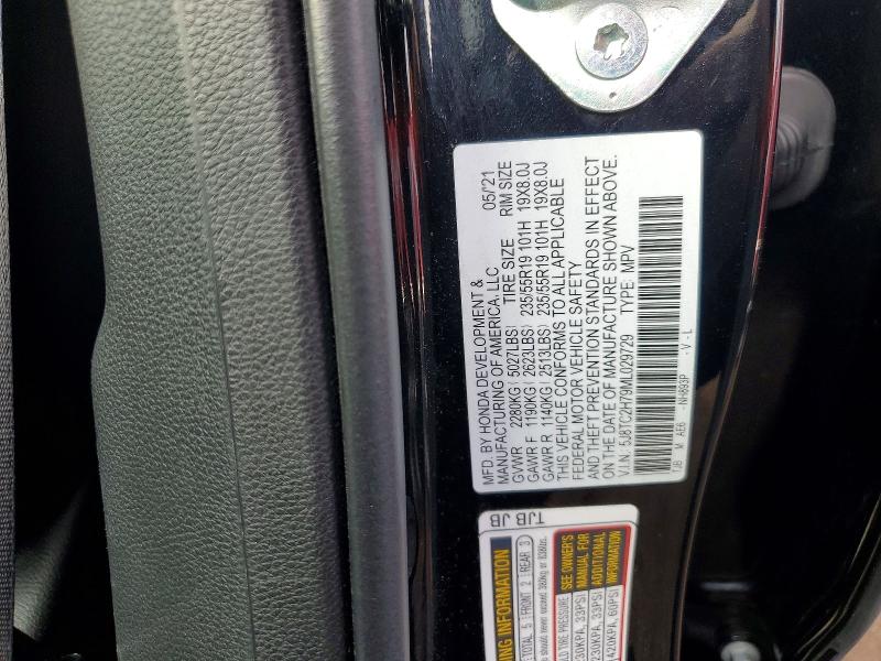 Продажа на аукционе авто 2021 Acura Rdx, vin: 5J8TC2H79ML029729, номер лота: 77424885