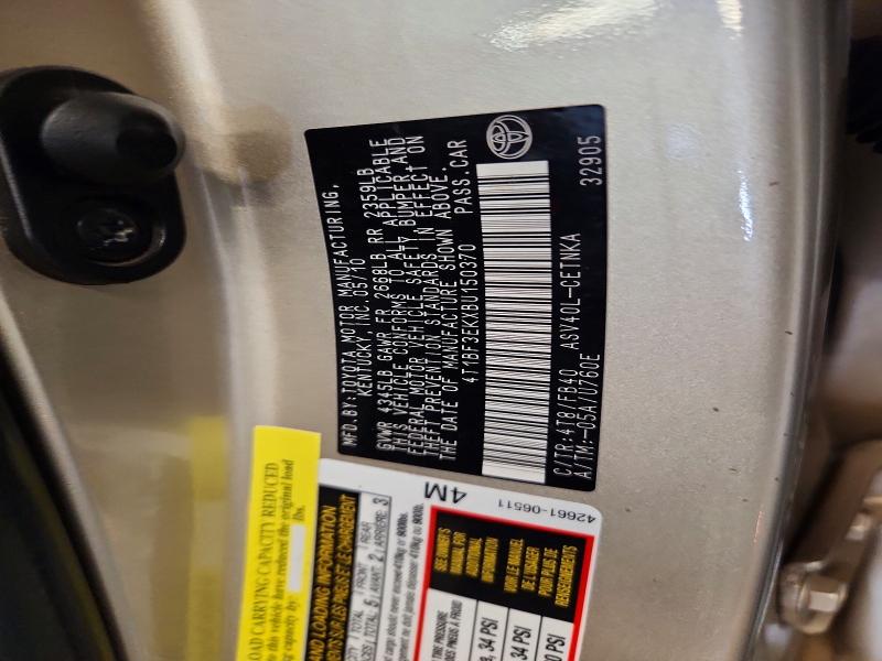 77390765 :رقم المزاد ، 4T1BF3EKXBU150370 vin ، 2011 Toyota Camry مزاد بيع