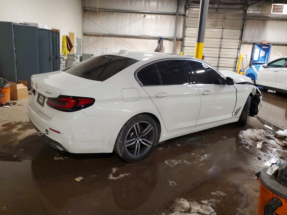 2022 Bmw 530 მანქანა იყიდება აუქციონზე, vin: WBA13BJ09NCK93826, აუქციონის ნომერი: 75038585