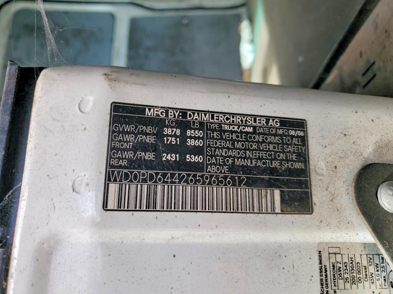 Продаж на аукціоні авто 2006 Dodge Sprinter, vin: WD0PD644265965612, номер лоту: 78482395