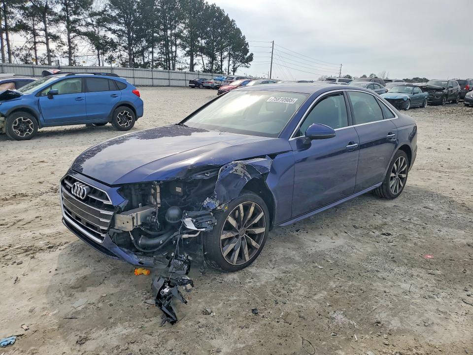 2021 Audi A4 მანქანა იყიდება აუქციონზე, vin: WAUABAF41MA014386, აუქციონის ნომერი: 75910985