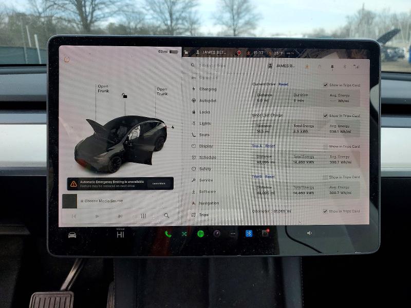 Продажа на аукционе авто 2021 Tesla Model Y, vin: 5YJYGAEE3MF301815, номер лота: 75819805
