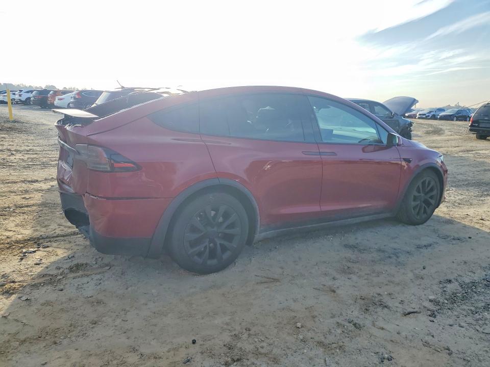 76989025 :رقم المزاد ، 7SAXCAE57RF442727 vin ، 2024 Tesla Model X مزاد بيع