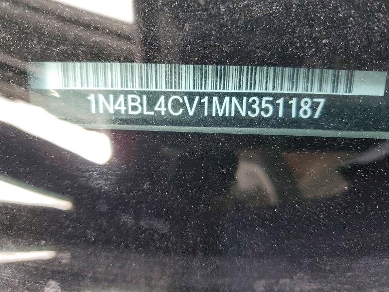 Aukcja sprzedaży 2021 Nissan Altima, vin: 1N4BL4CV1MN351187, numer aukcji: 78505875