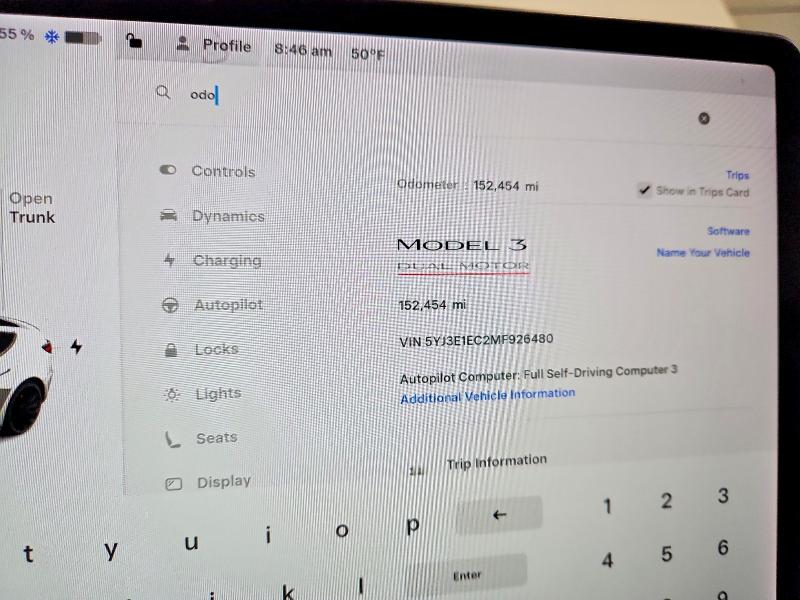 Aukcja sprzedaży 2021 Tesla Model 3, vin: 5YJ3E1EC2MF926480, numer aukcji: 77170205