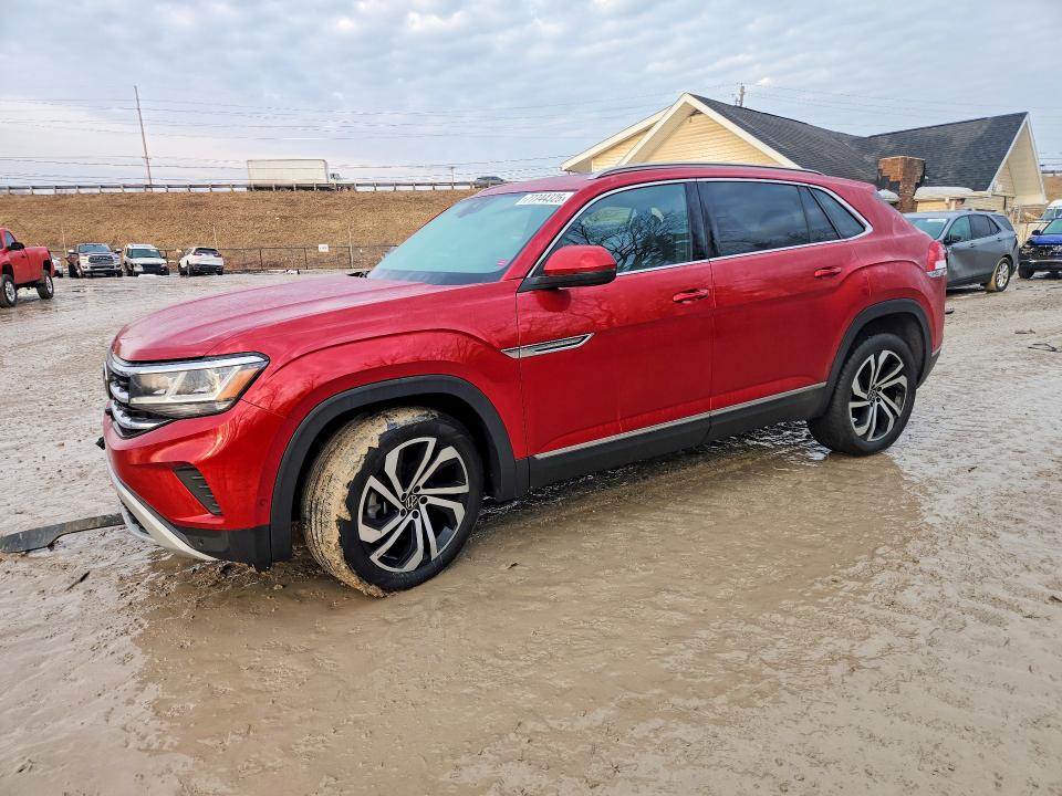 77744325 :رقم المزاد ، 1V2TE2CA1MC204842 vin ، 2021 Volkswagen Atlas Cross Sport مزاد بيع