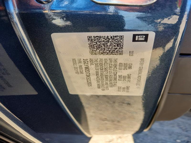 Aukcja sprzedaży 2019 Chevrolet Corvette, vin: 1G1YW2D73K5112035, numer aukcji: 77989015