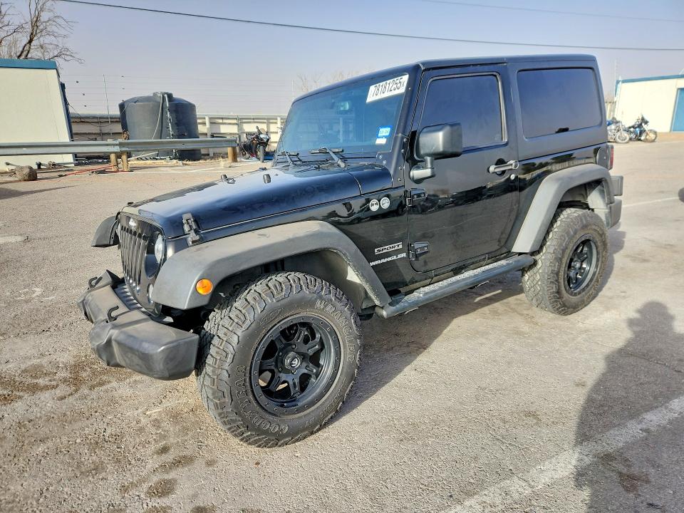 Aukcja sprzedaży 2015 Jeep Wrangler, vin: 1C4AJWAG0FL595195, numer aukcji: 78181255