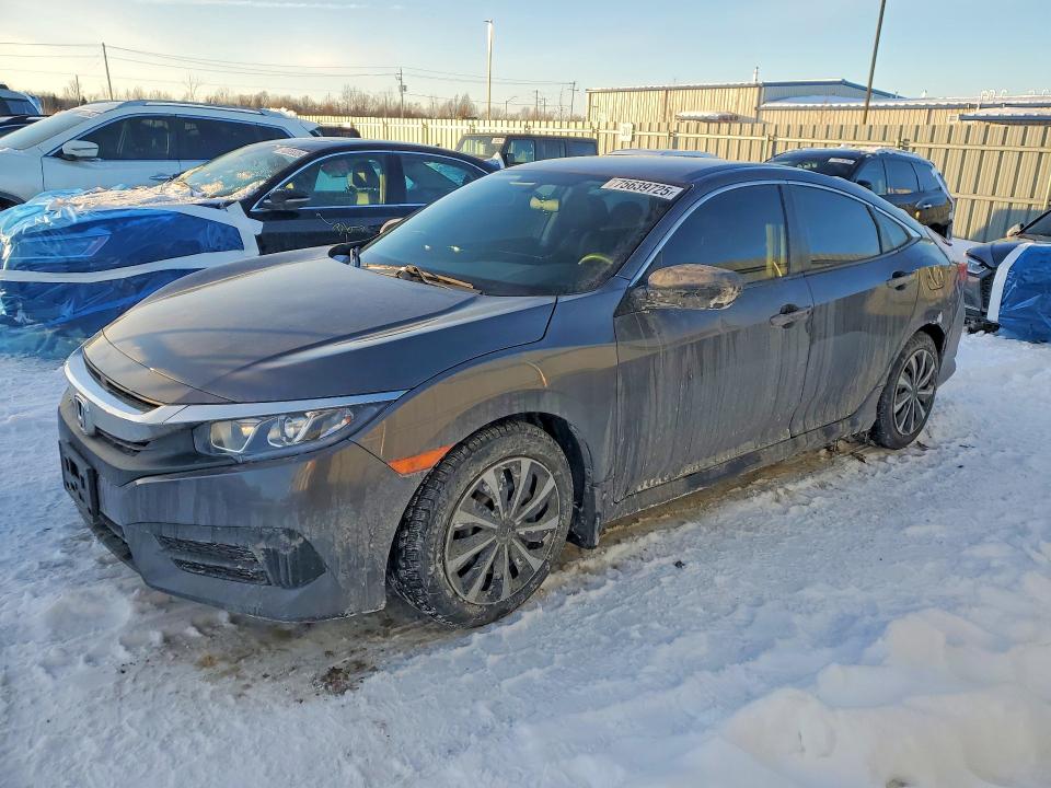 75639725 :رقم المزاد ، 2HGFC2F52GH013100 vin ، 2016 Honda Civic Lx مزاد بيع