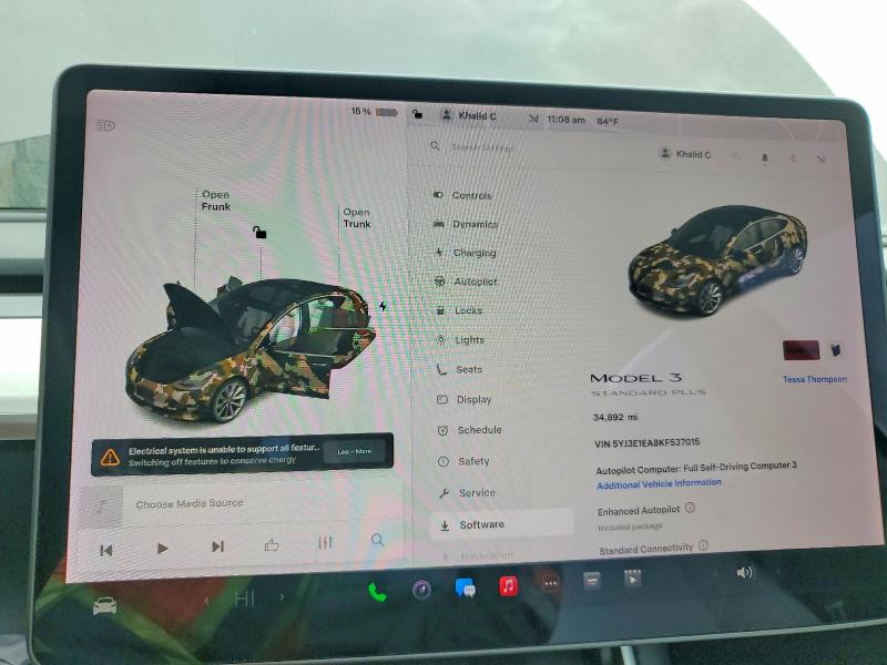Aukcja sprzedaży 2019 Tesla Model 3, vin: 5YJ3E1EA8KF537015, numer aukcji: 73095145