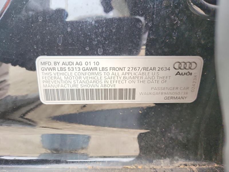 Продаж на аукціоні авто 2010 Audi A6, vin: WAUKGAFB9AN050738, номер лоту: 79059665