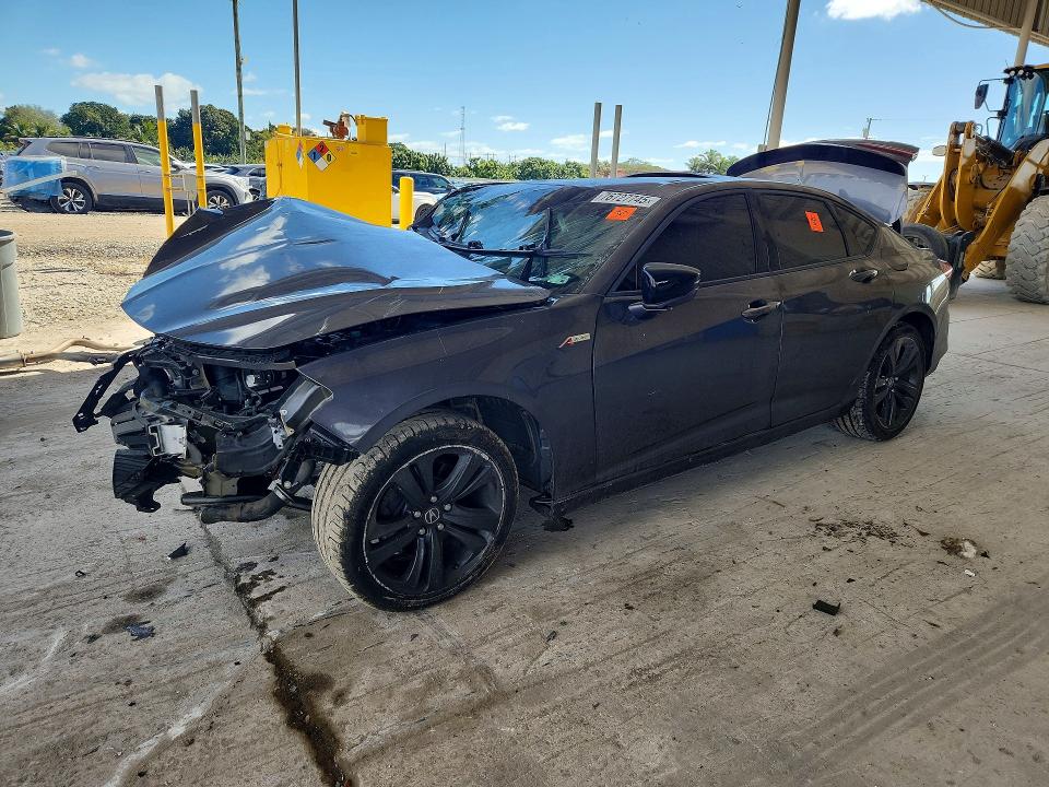 2021 Acura Tlx მანქანა იყიდება აუქციონზე, vin: 19UUB5F50MA013814, აუქციონის ნომერი: 76727745