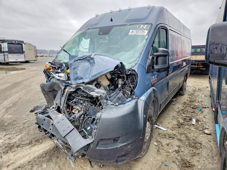 Продаж на аукціоні авто 2021 Ram Promaster, vin: 3C6MRVJG7ME579606, номер лоту: 91783725