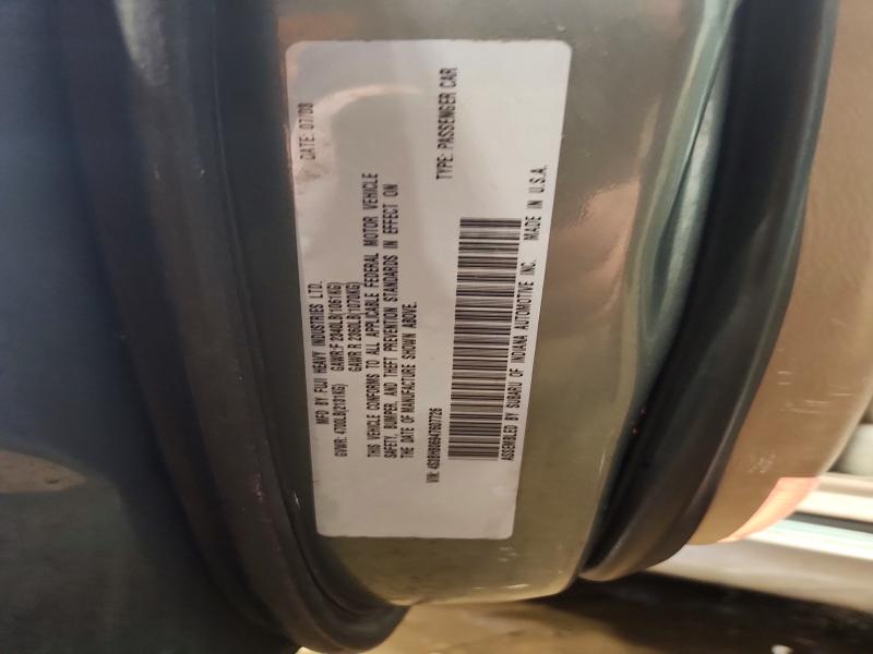 2004 Subaru Legacy მანქანა იყიდება აუქციონზე, vin: 4S3BH806947607726, აუქციონის ნომერი: 78953255