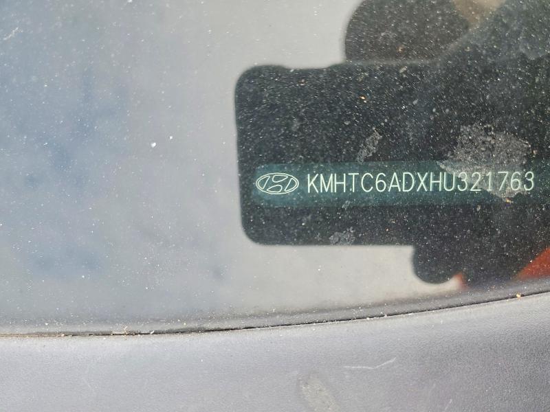 75398315 :رقم المزاد ، KMHTC6ADXHU321763 vin ، 2017 Hyundai Veloster مزاد بيع