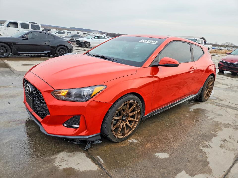 Auction sale of the 2019 Hyundai Veloster, vin: KMHTH6AB2KU011498, lot number: 77419135