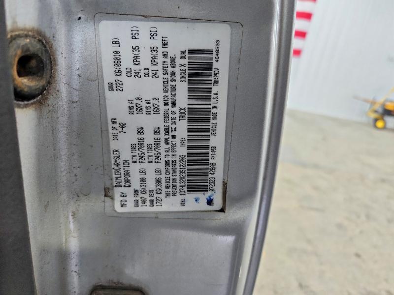 74606545 :رقم المزاد ، 1D7HL32X23S122203 vin ، 2003 Dodge Dakota مزاد بيع