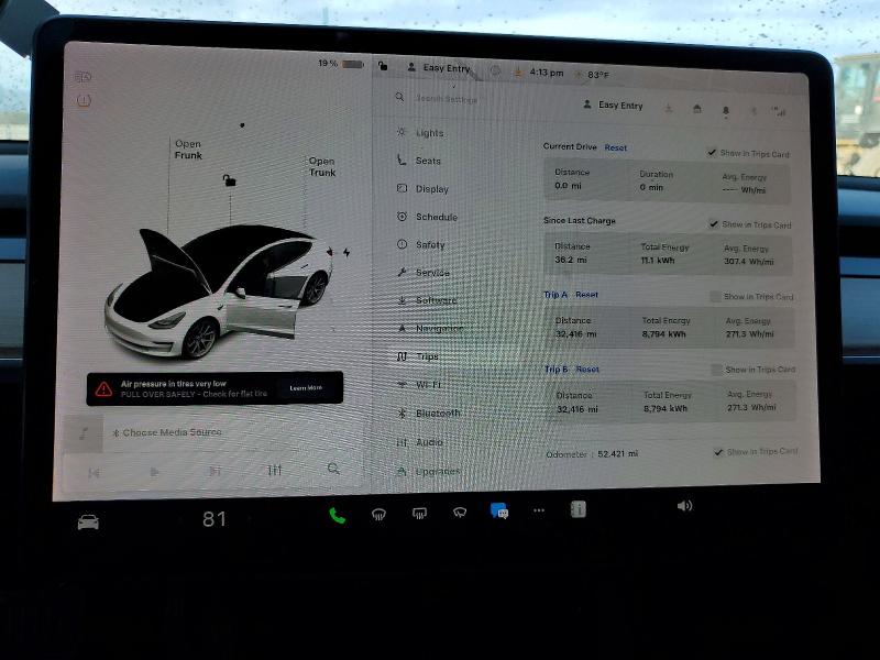 2021 Tesla Model 3 მანქანა იყიდება აუქციონზე, vin: 5YJ3E1EA8MF991574, აუქციონის ნომერი: 79426435
