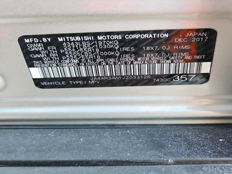 Продаж на аукціоні авто 2018 Mitsubishi Outlander Sport, vin: JA4AR3AW1JZ033126, номер лоту: 74457325