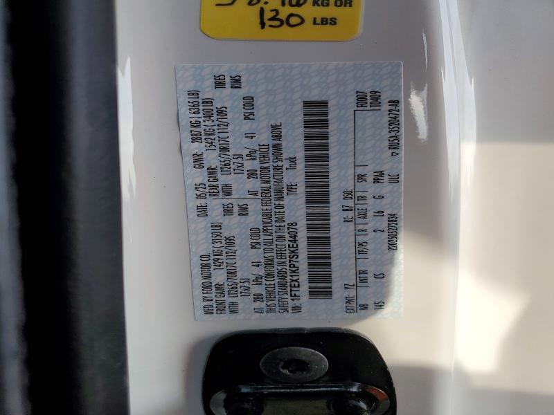 Aukcja sprzedaży 2025 Ford F150, vin: 1FTEX1KP7SKE44078, numer aukcji: 77654255