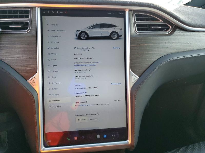 Продаж на аукціоні авто 2016 Tesla Model X, vin: 5YJXCBE22GF019611, номер лоту: 76278765
