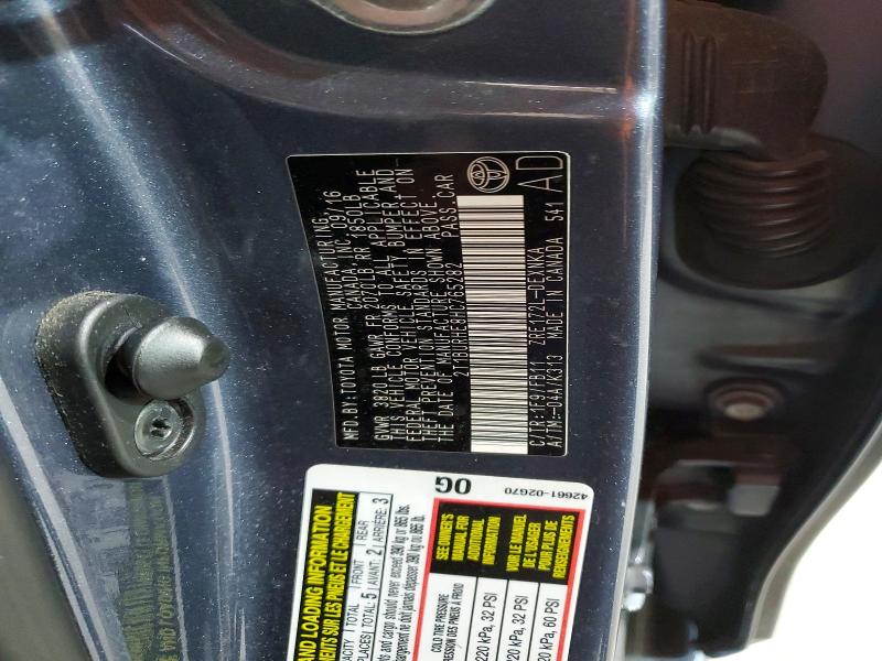 79207195 :رقم المزاد ، 2T1BURHE8HC765282 vin ، 2017 Toyota Corolla مزاد بيع