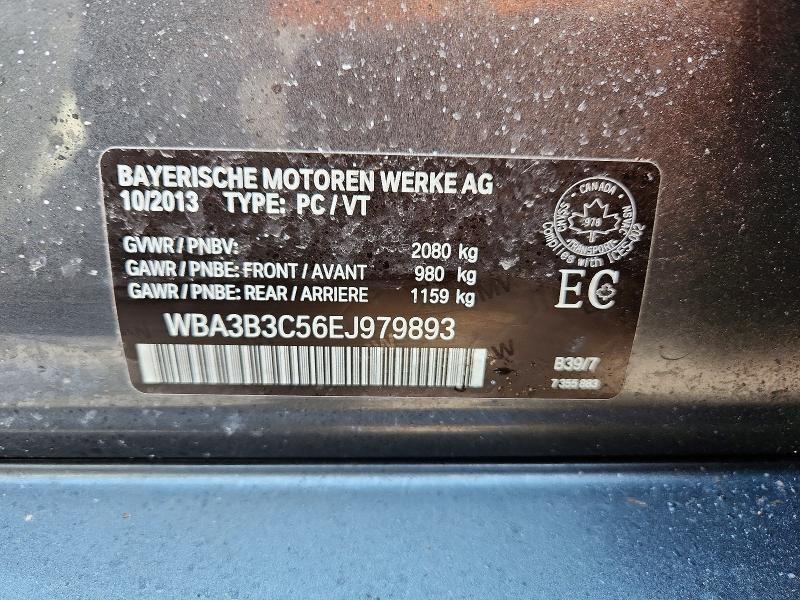 2014 Bmw 328 მანქანა იყიდება აუქციონზე, vin: WBA3B3C56EJ979893, აუქციონის ნომერი: 73369995