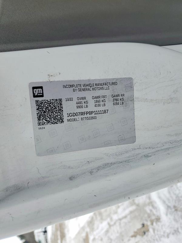 Aukcja sprzedaży 2023 Gmc Savana, vin: 1GD07RFP8P1111187, numer aukcji: 77559005
