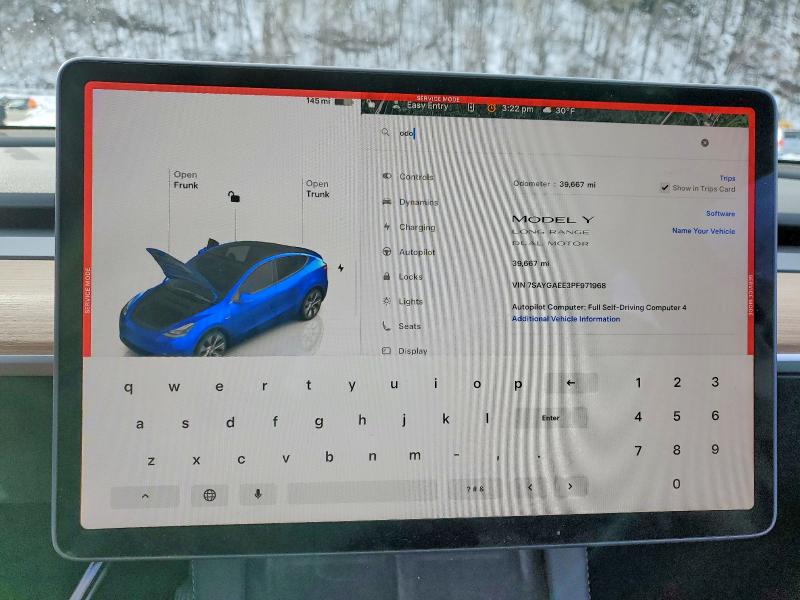 Aukcja sprzedaży 2023 Tesla Model Y, vin: 7SAYGAEE3PF971968, numer aukcji: 77770335