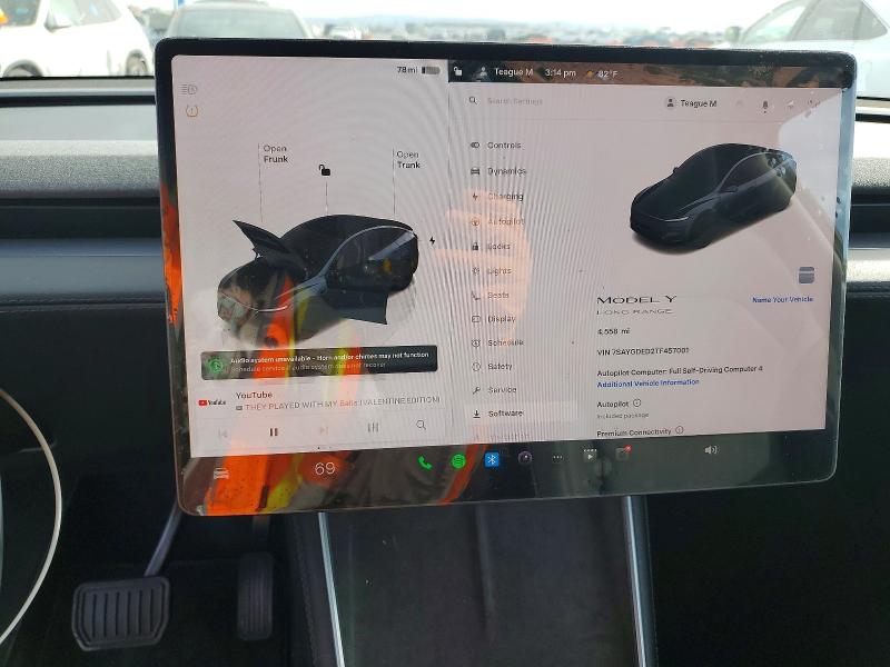 Продажа на аукционе авто 2026 Tesla Model Y, vin: 7SAYGDED2TF457001, номер лота: 78364575