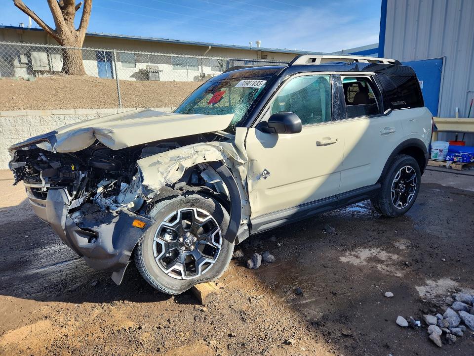 2025 Ford Bronco Sport მანქანა იყიდება აუქციონზე, vin: 3FMCR9CN5SRF40876, აუქციონის ნომერი: 78901005