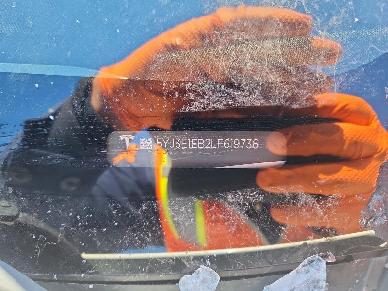 Продаж на аукціоні авто 2020 Tesla Model 3, vin: 5YJ3E1EB2LF619736, номер лоту: 76585765