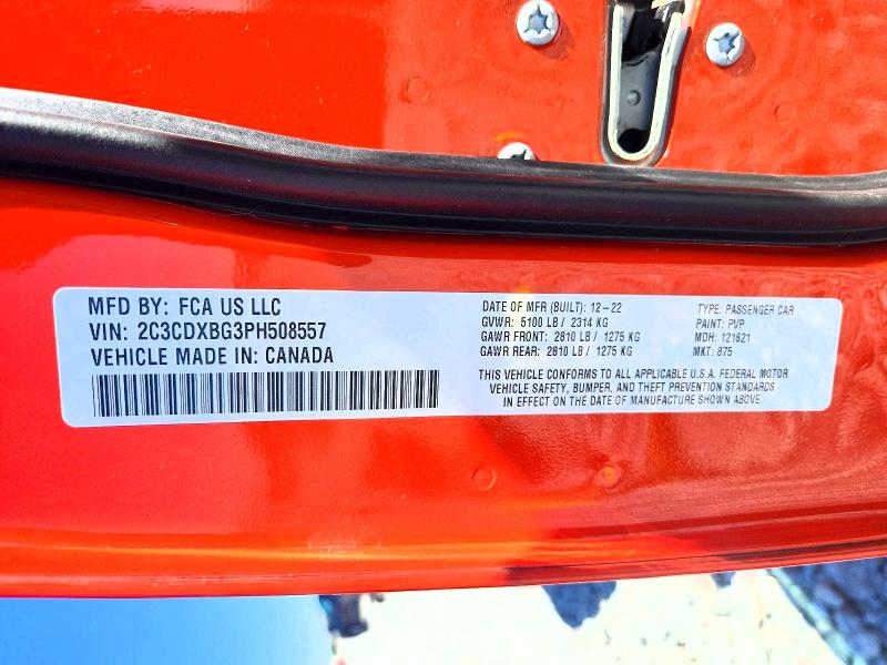 Aukcja sprzedaży 2023 Dodge Charger, vin: 2C3CDXBG3PH508557, numer aukcji: 78329365