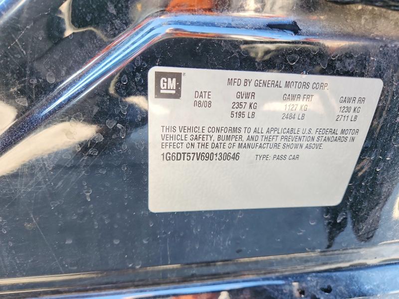 2009 Cadillac Cts მანქანა იყიდება აუქციონზე, vin: 1G6DT57V690130646, აუქციონის ნომერი: 79042085