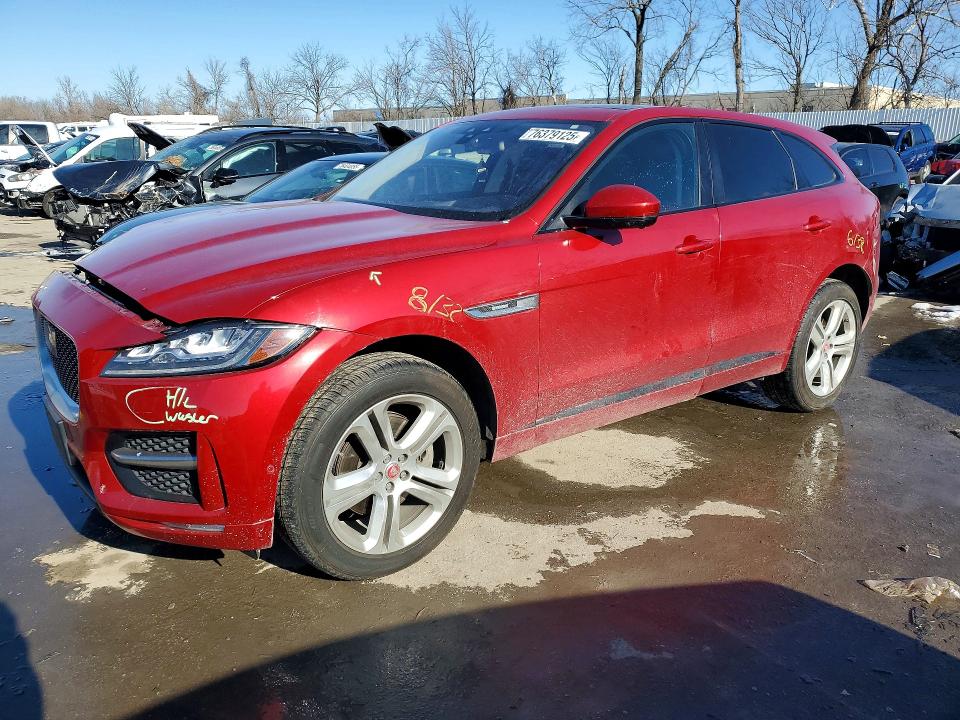 Продаж на аукціоні авто 2017 Jaguar F-pace, vin: SADCL2BVXHA093306, номер лоту: 76379125